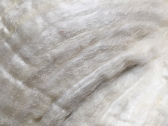Pulled Silk Fiber Sliver White