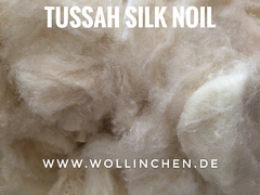 Tussah Silk Noil 100g