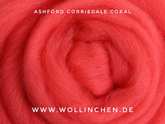 Ashford Corriedale Coral 100g