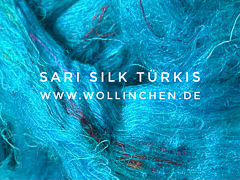Sari Silk im Band Türkis 100g